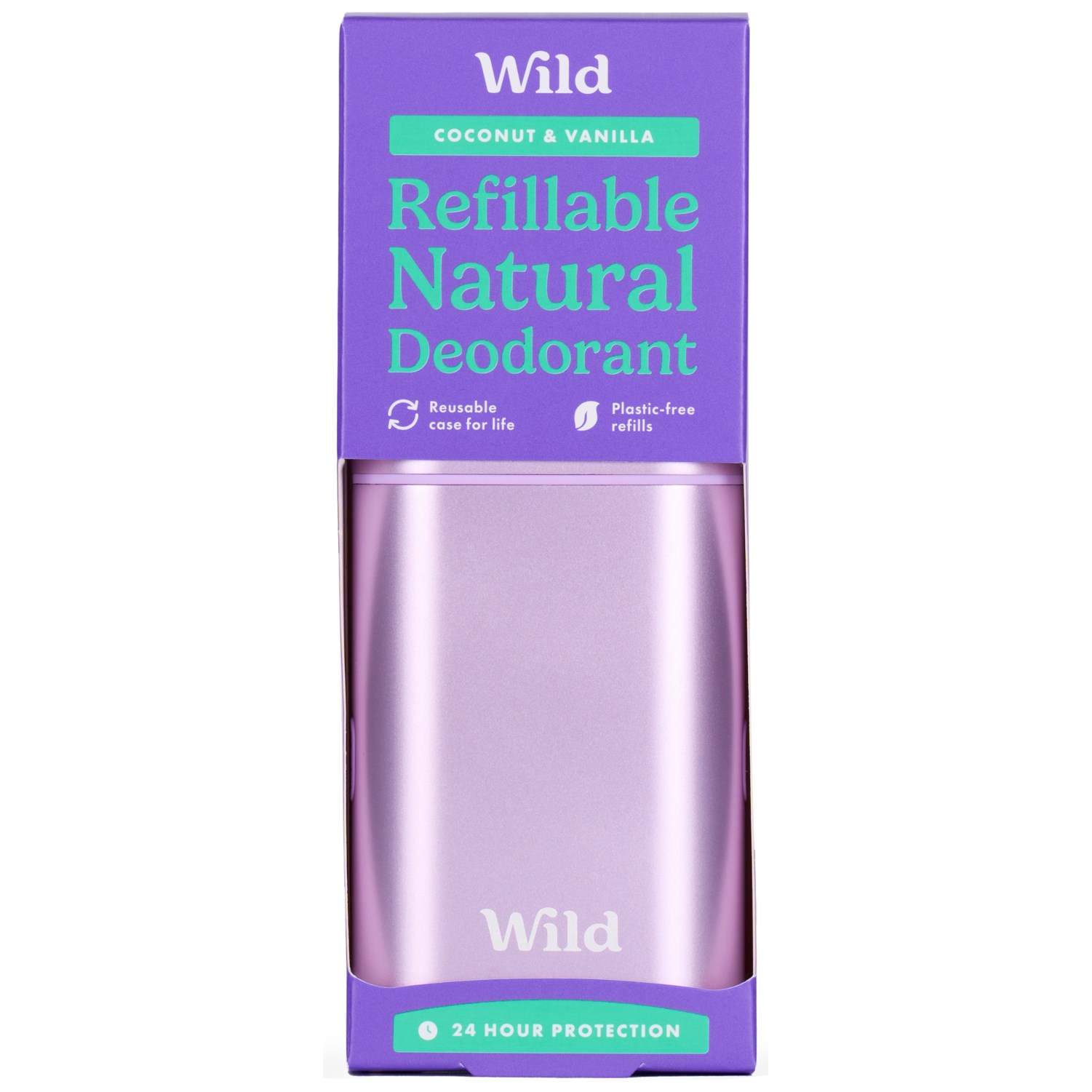 Läs mer om Wild Refillable, Natural Deodorant Coconut & Vanilla 40 g
