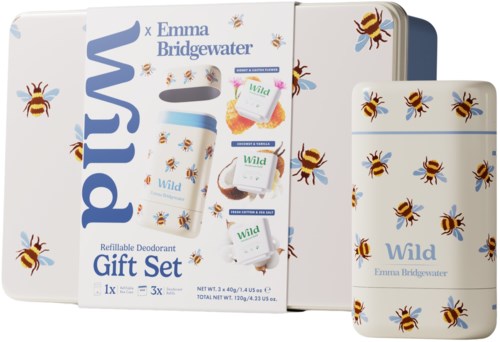 Wild x Emma Bridgewater Deodorant Tinbox Gift Set