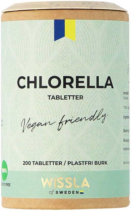 Wissla of Sweden Chlorella Tabletter 200st