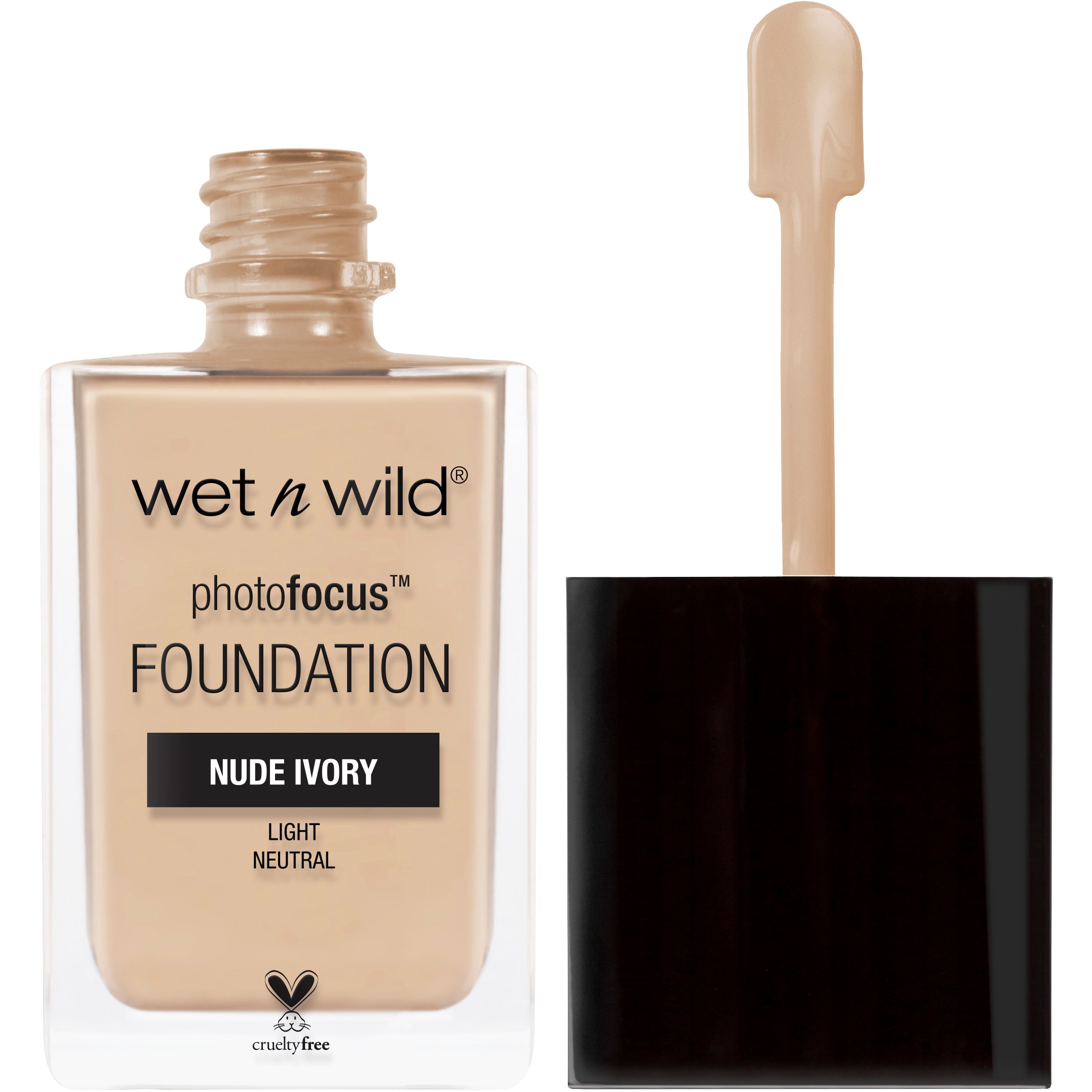 Alternativ bild 1 för Wet n Wild Photo Focus Foundation Nude Ivory