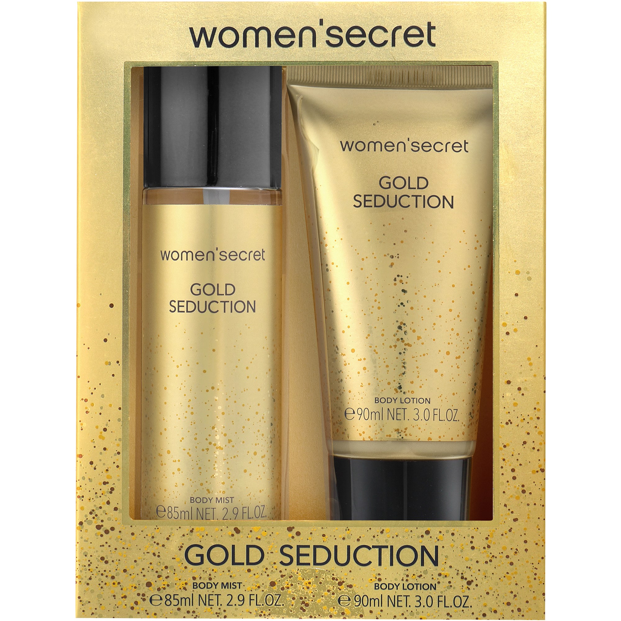 Women´secret Gold Seduction Body Mist & Body Lotion Gaveæske