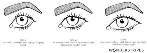 WONDERSTRIPES Cosmetics The instant eye lift size SML