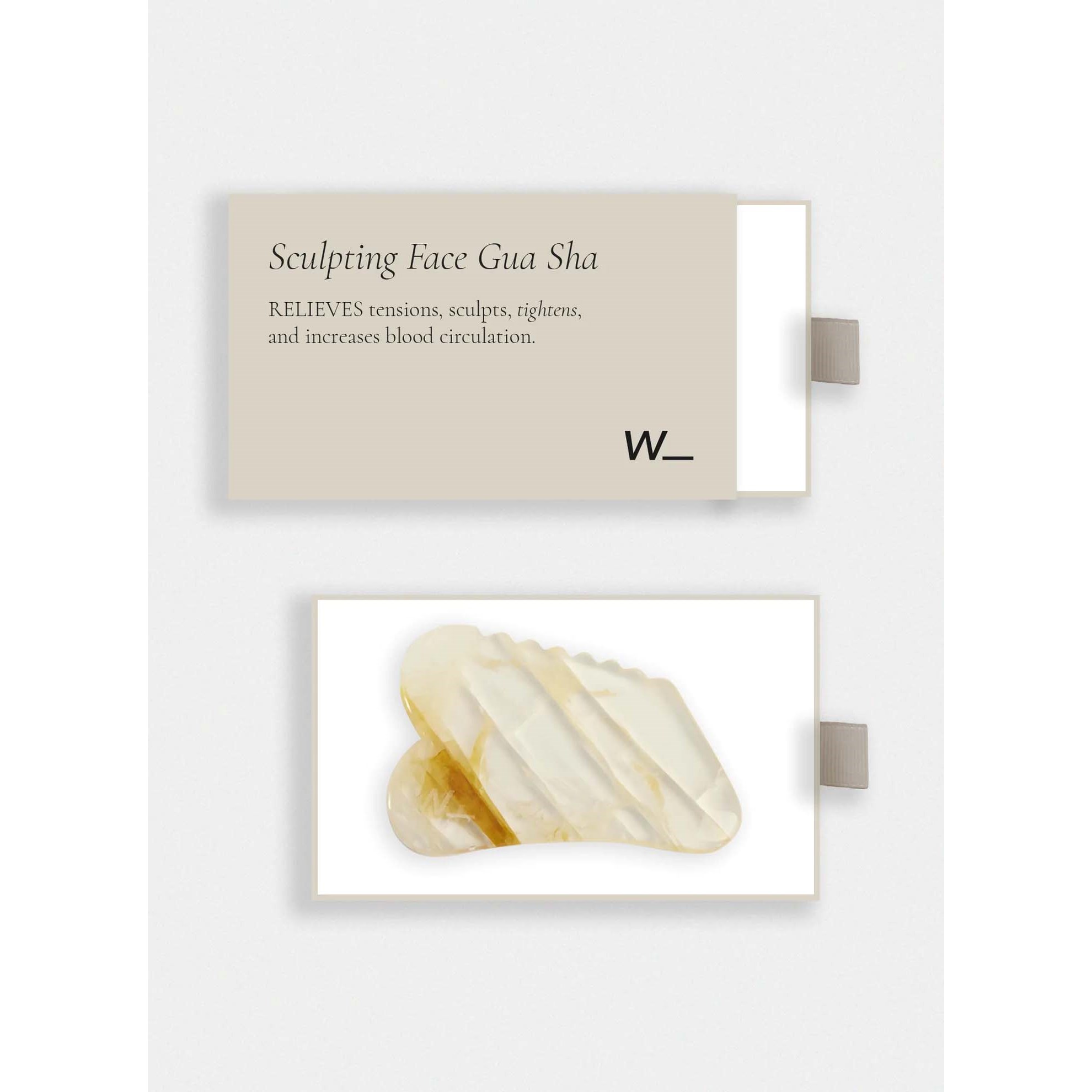 Woods_Copenhagen Sculpting Face Gua Sha - masażer do twarzy (obrázok 3)