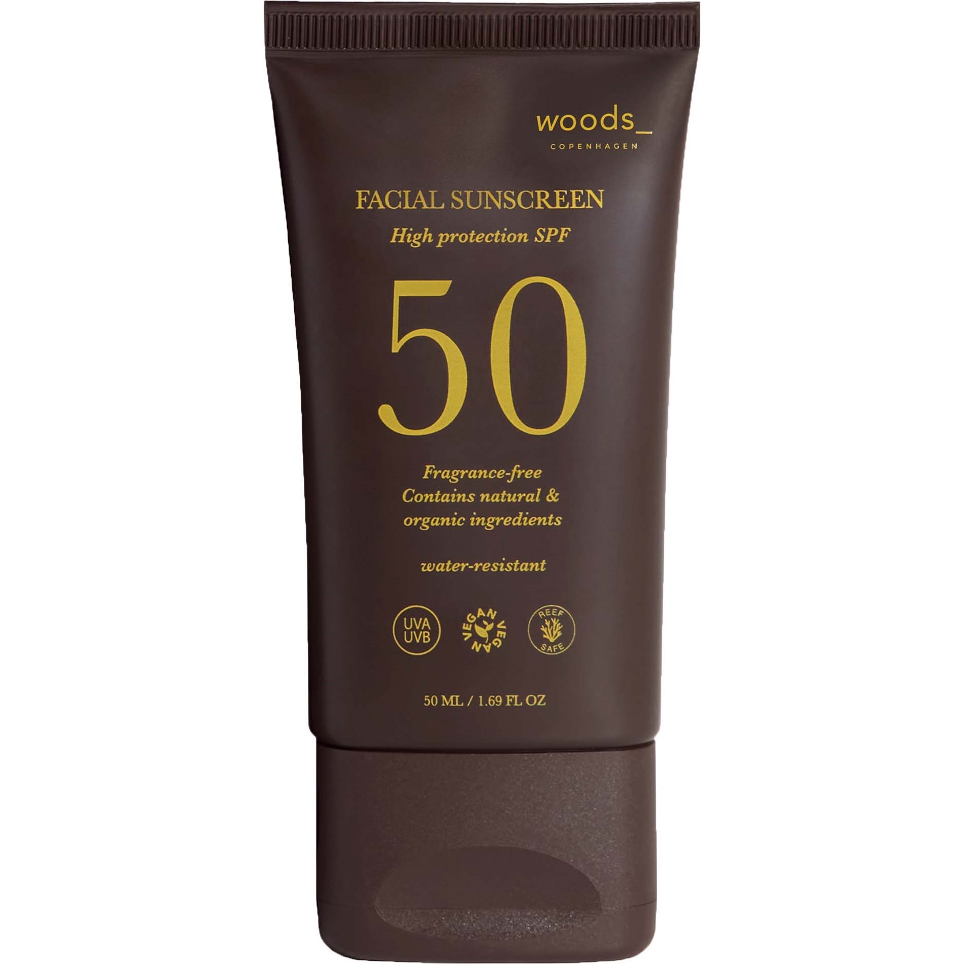 Woods_Copenhagen Sun Face SPF50 50 ml billede