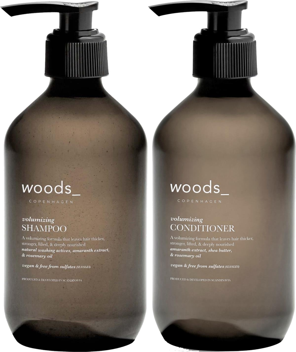 Woods_Copenhagen Volumizing Bundle Shampoo 400 ml & Conditioner 400 ml