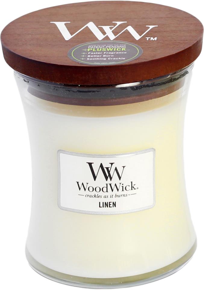 WoodWick Linen Mediu m
