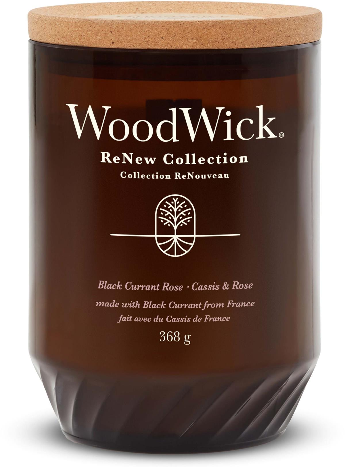 WoodWick Black Currant & Rose Renew Candle Large