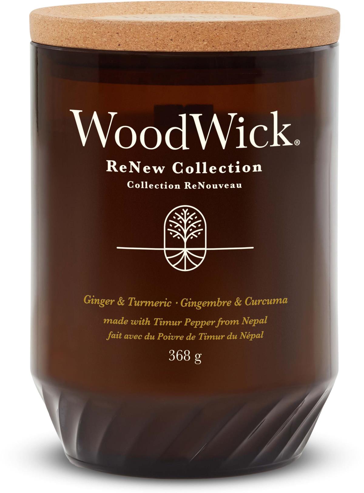 WoodWick Ginger & Tumeric Renew Candle Large