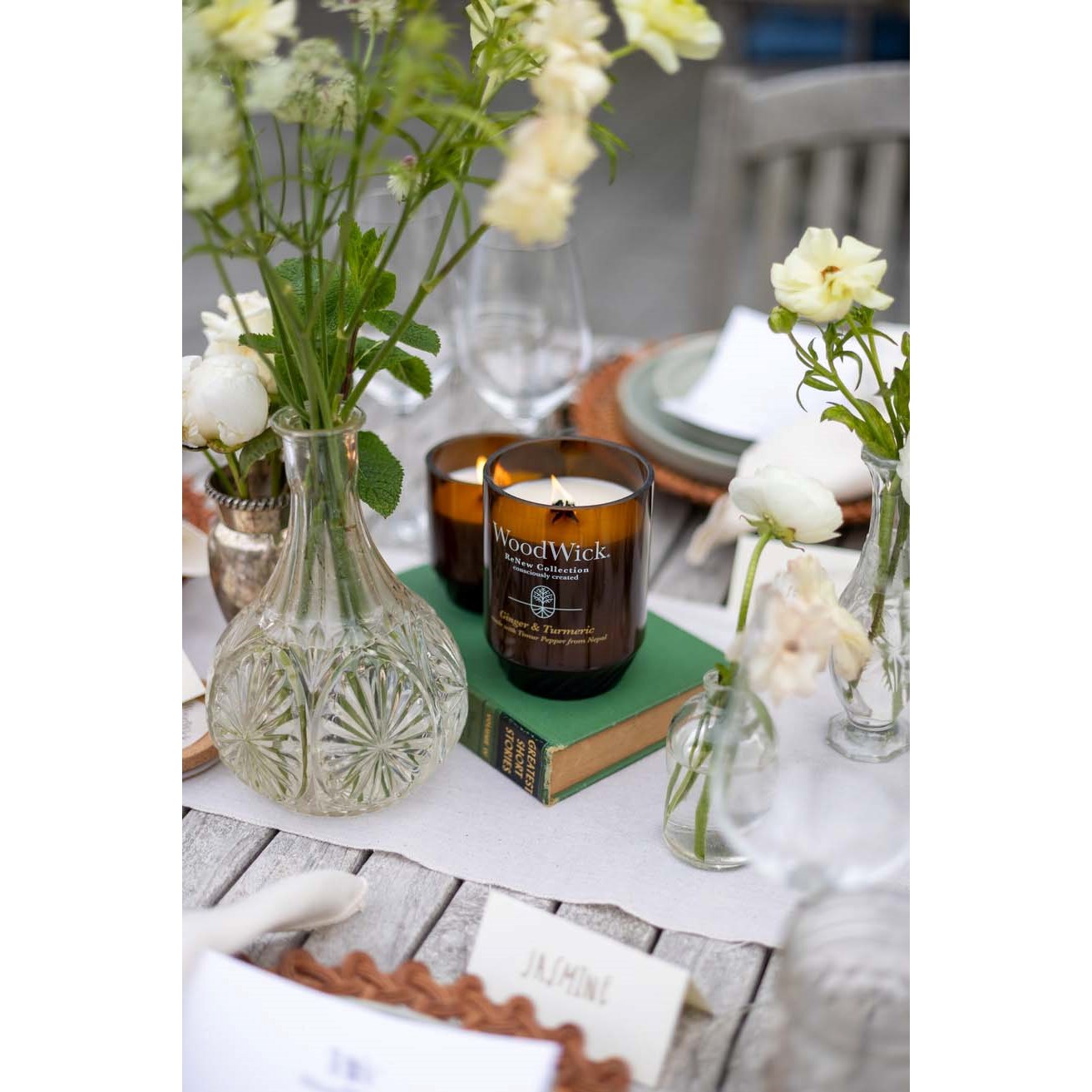 Alternativ bild 1 för Yankee Candle Ginger & Tumeric, Cylinder, Brun, Frukt, 1 styck