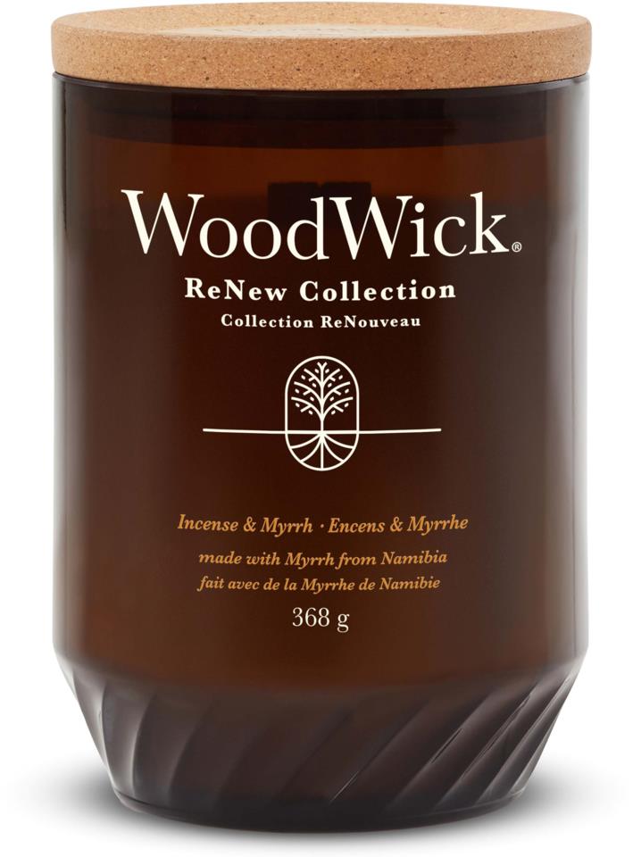 WoodWick Renew L Candle Incense & Myrrh
