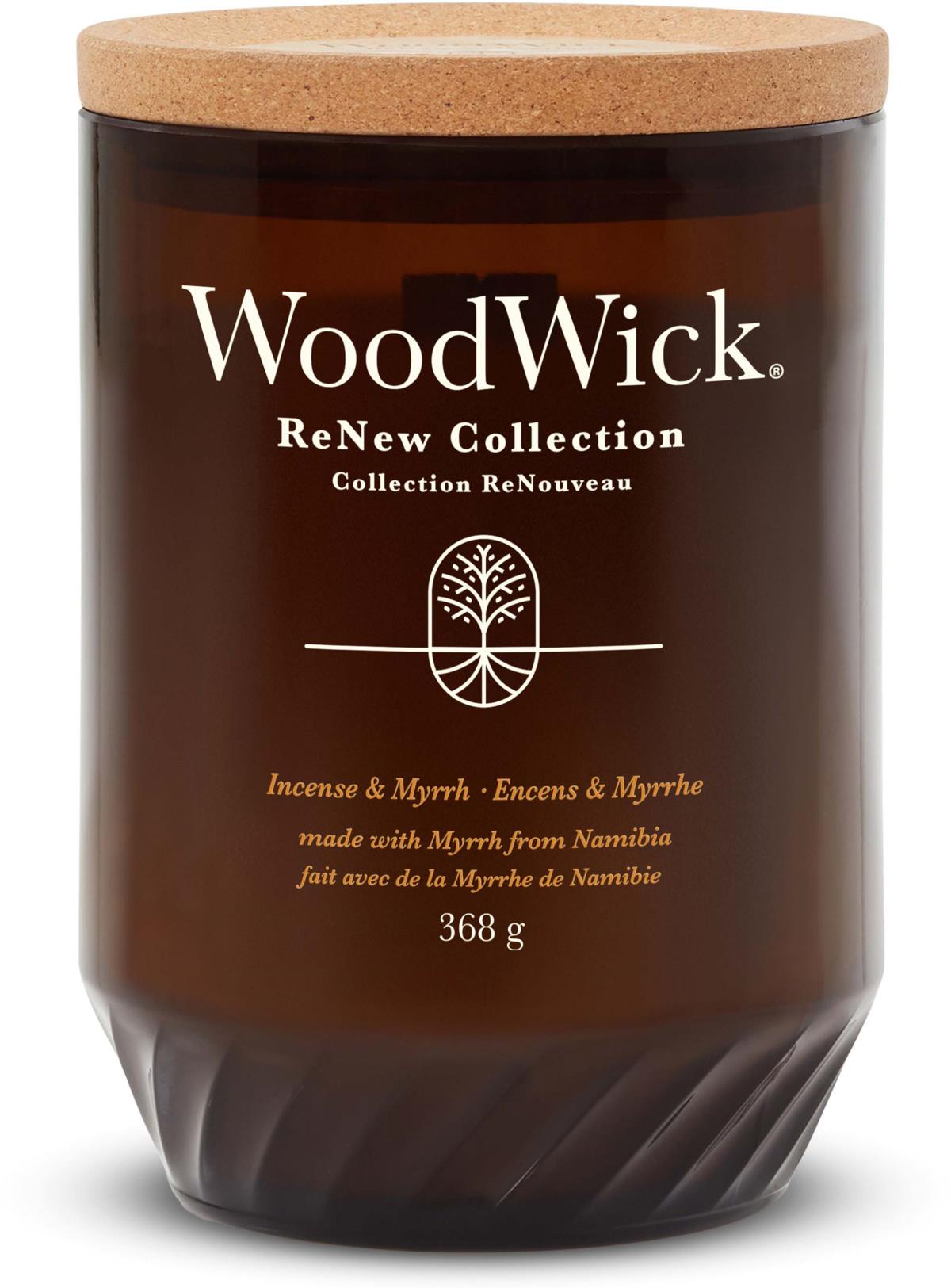WoodWick Incense & Myrrh Renew Candle Large