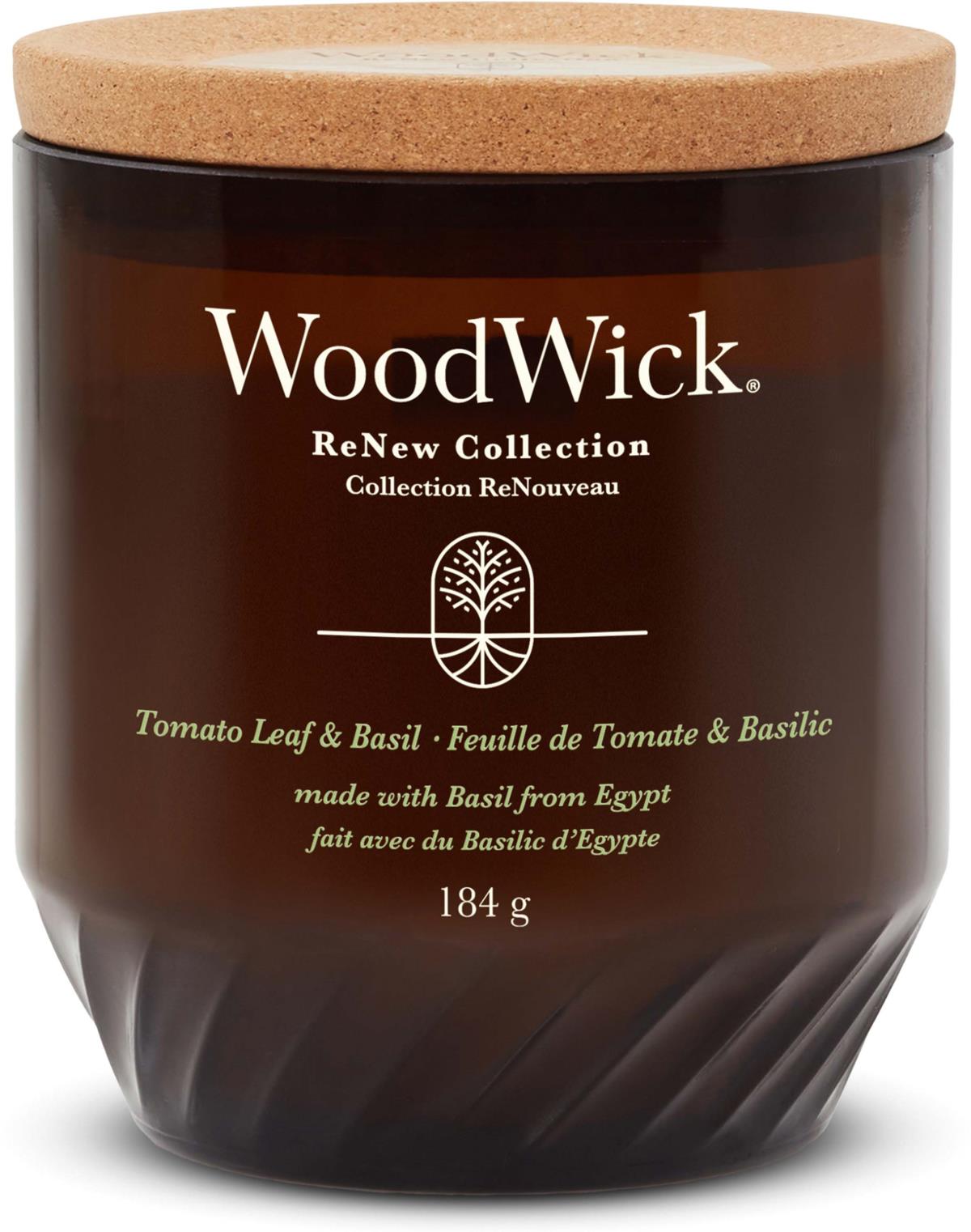WoodWick Tomato Leaf & Basil Renew Candle Large