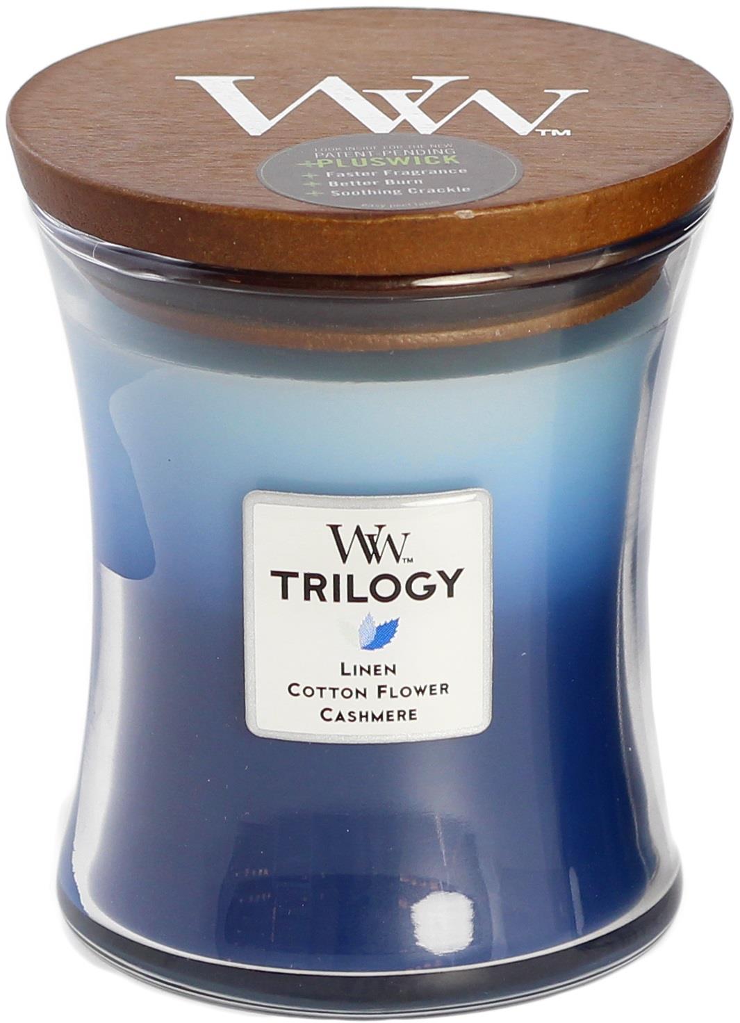 WoodWick Trilogy Medium Clothesline Fresh 284 ml