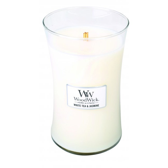 Läs mer om WoodWick White Tea & Jasmine Large 180 h