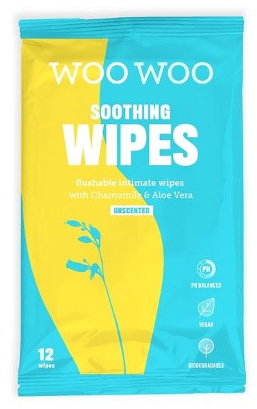 WOOWOO Chamomille & Aloe Vera Intimate Wipes