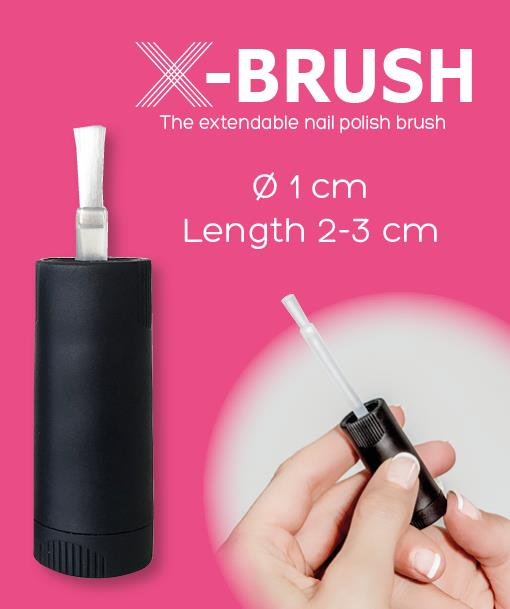 X-brush The Extendable Nail Polish Brush 2-3cm