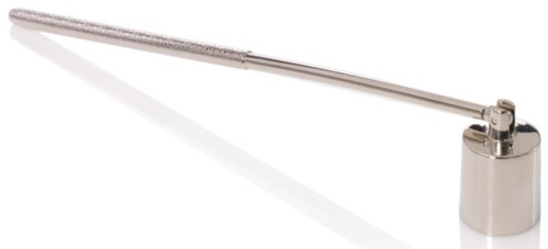 En metallstång kopplad till en liten mekanisk del, möjligen en optisk eller vetenskaplig instrumentkomponent.