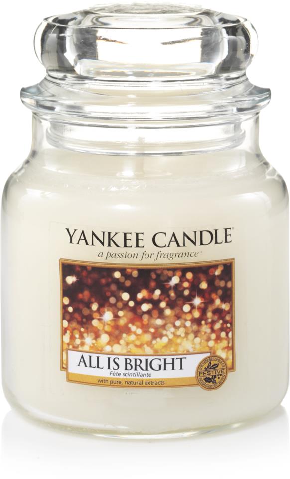 Yankee Candle All Is Bright Medium Jar