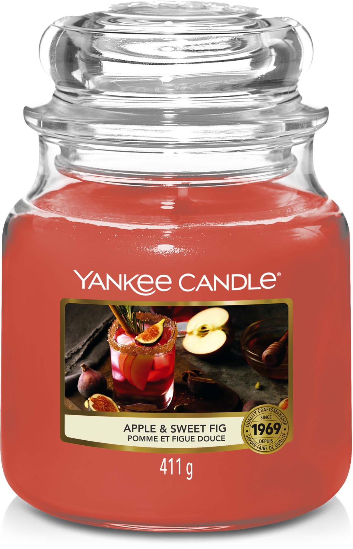 Yankee Candle Apple And Sweet Fig Medium Jar