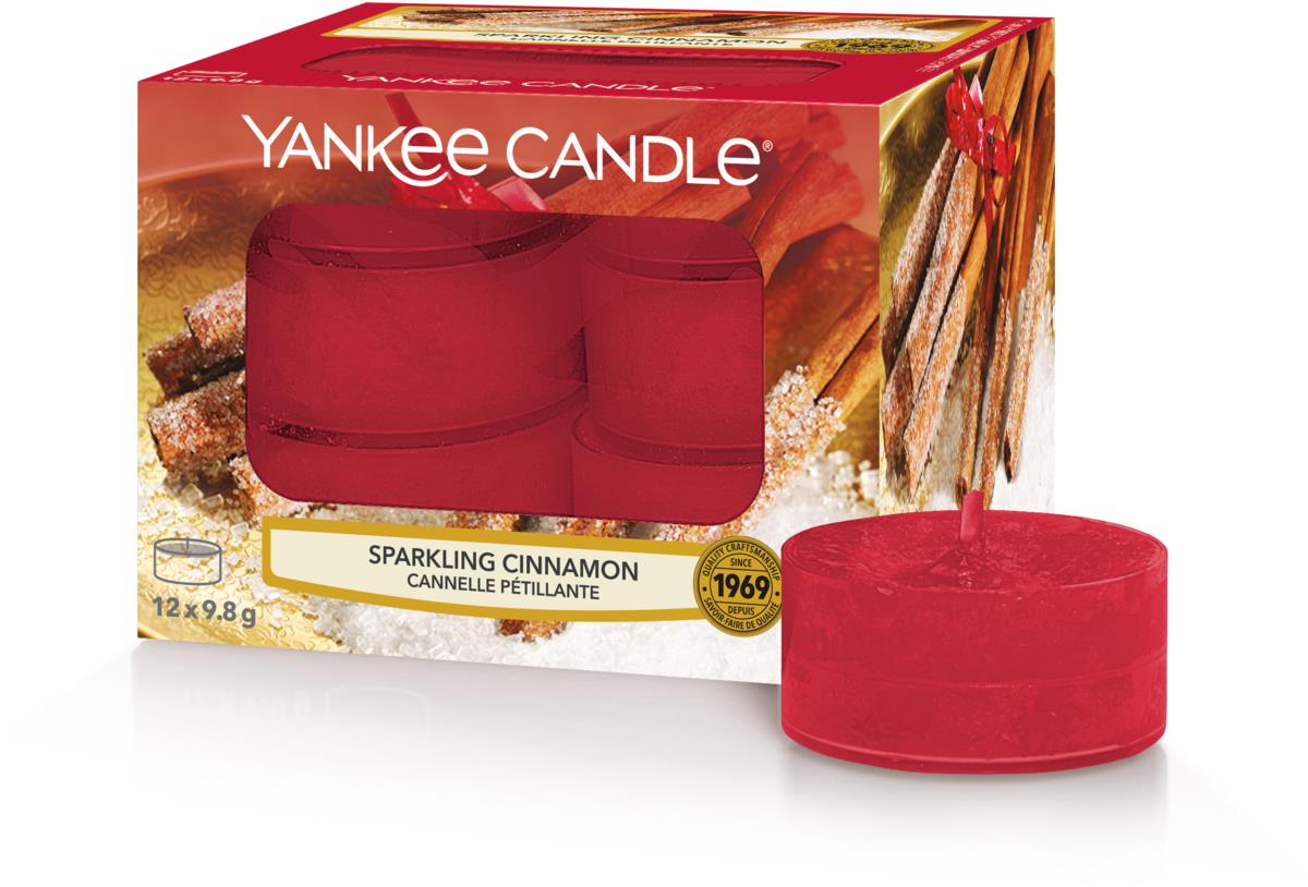 Yankee Candle Sparkling Cinnamon Christmas Scent Tea Light