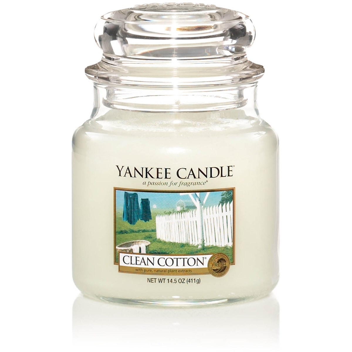 Läs mer om Yankee Candle Clean Cotton Medium Jar