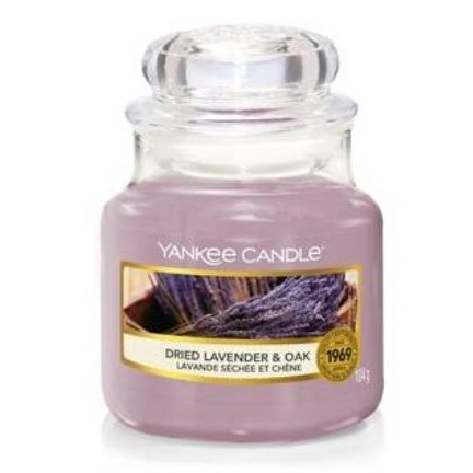 Yankee Candle Dried Lavender & Oak Small Jar 40 h