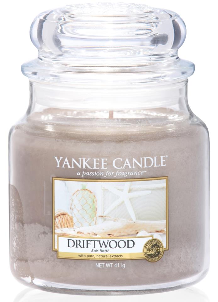 Yankee Candle Driftwood Medium Jar