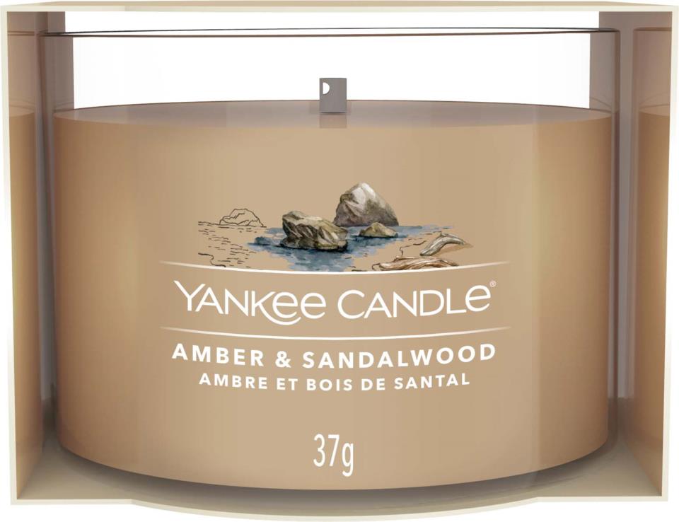 Yankee Candle Filled Votive Amber Sandalwood