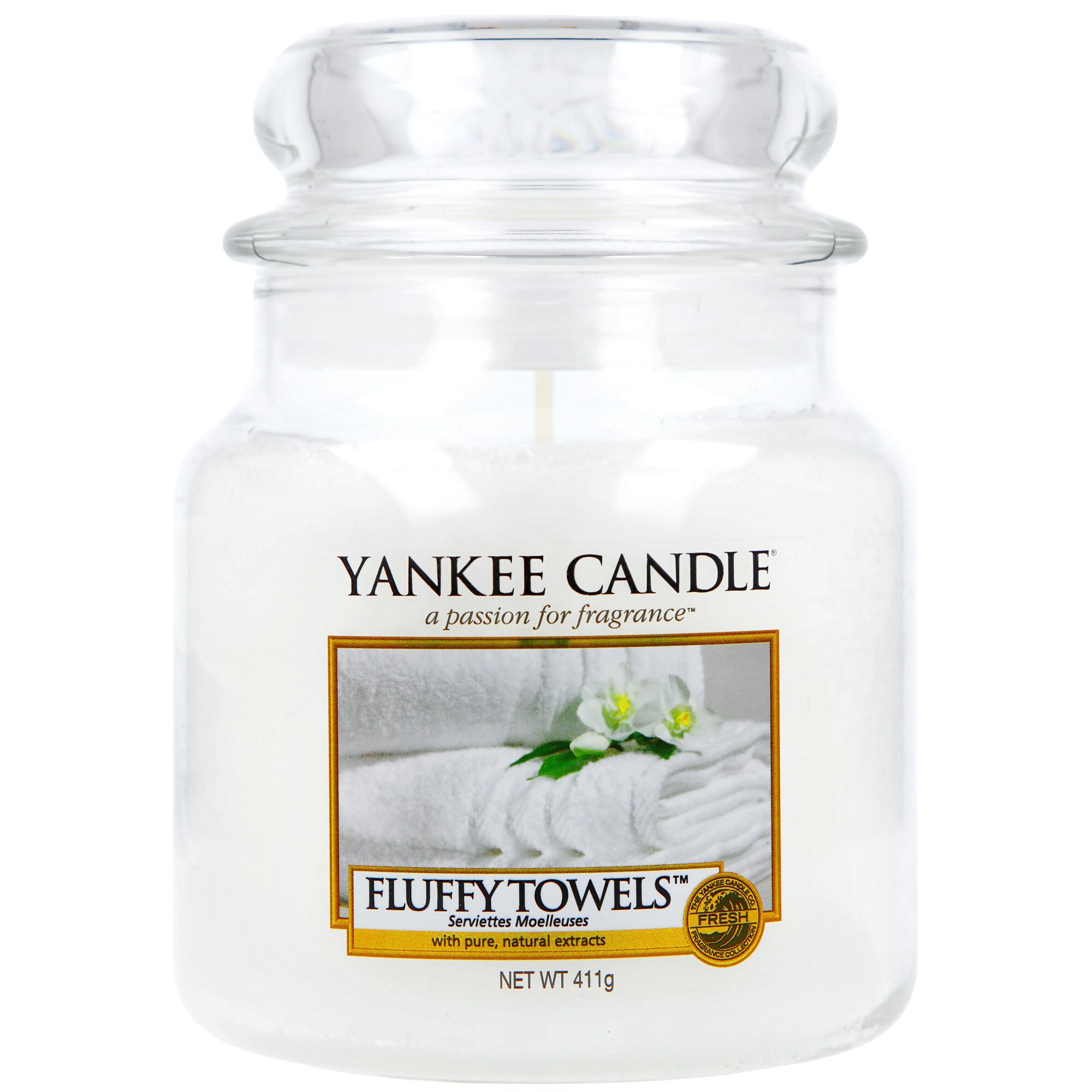 Yankee Candle Fluffy Towels Medium Jar 90 h