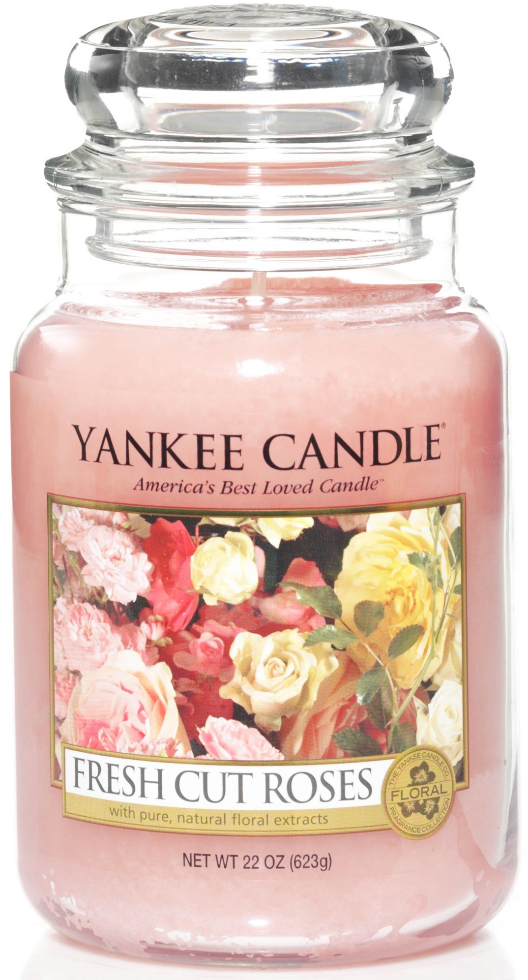 Yankee Candle Fresh Cut Roses Large Jar Large