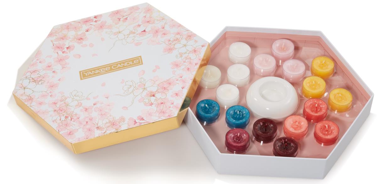Yankee Candle Gift Set 18 Tealights 1 Holder