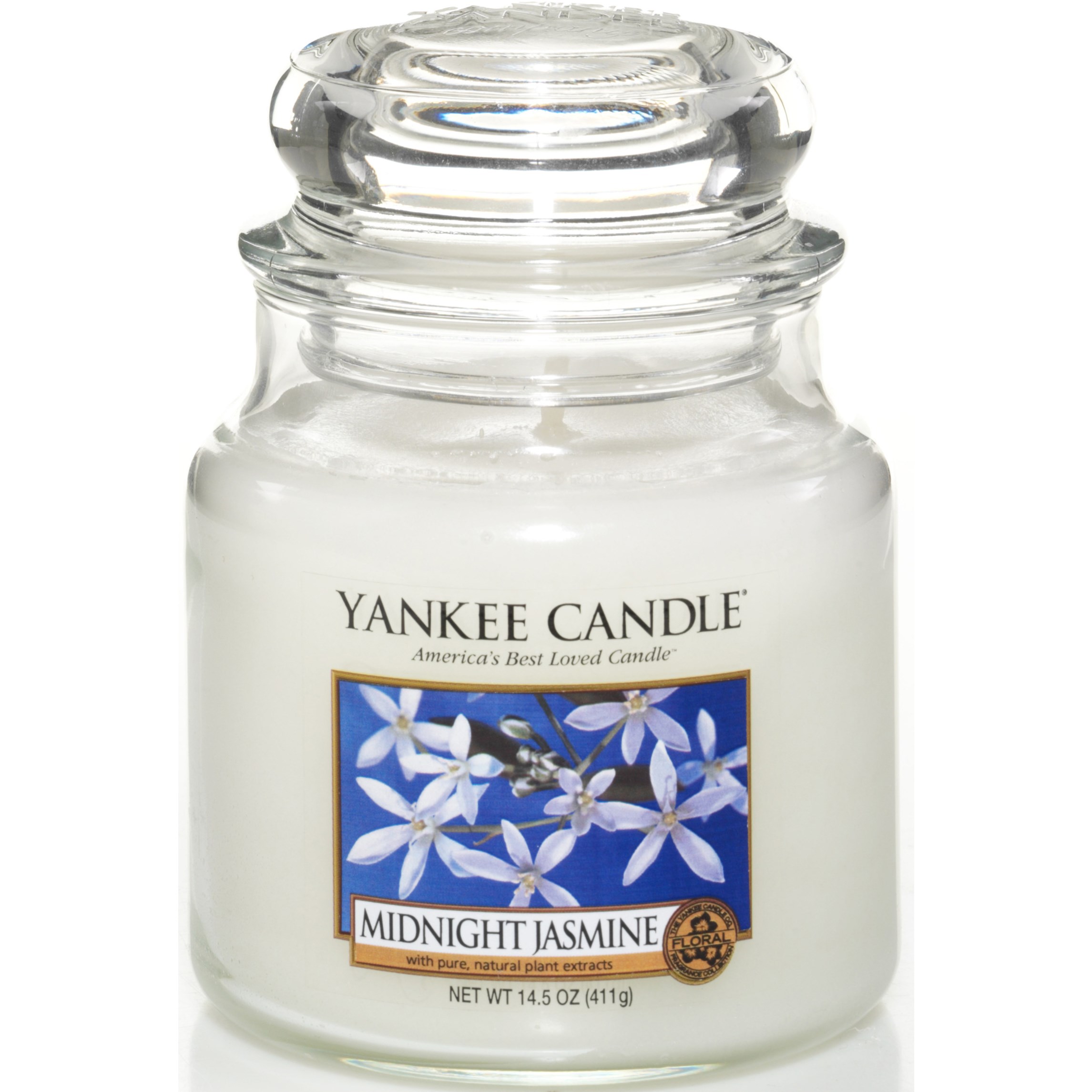 Yankee Candle Classic Medium Jar Midnight Jasmine Candle 411g