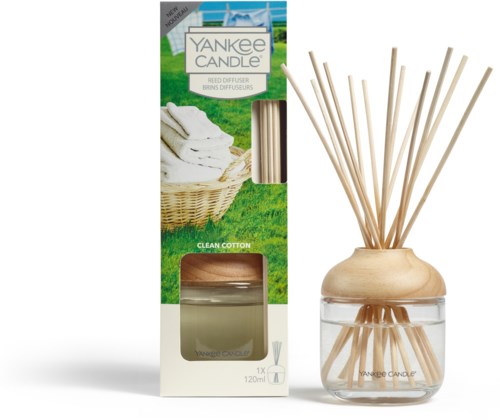 yankee reed diffuser clean cotton