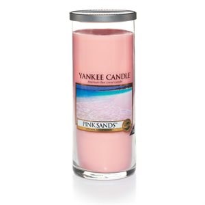 Yankee Candle Pink Sand s Glass Pillar Large