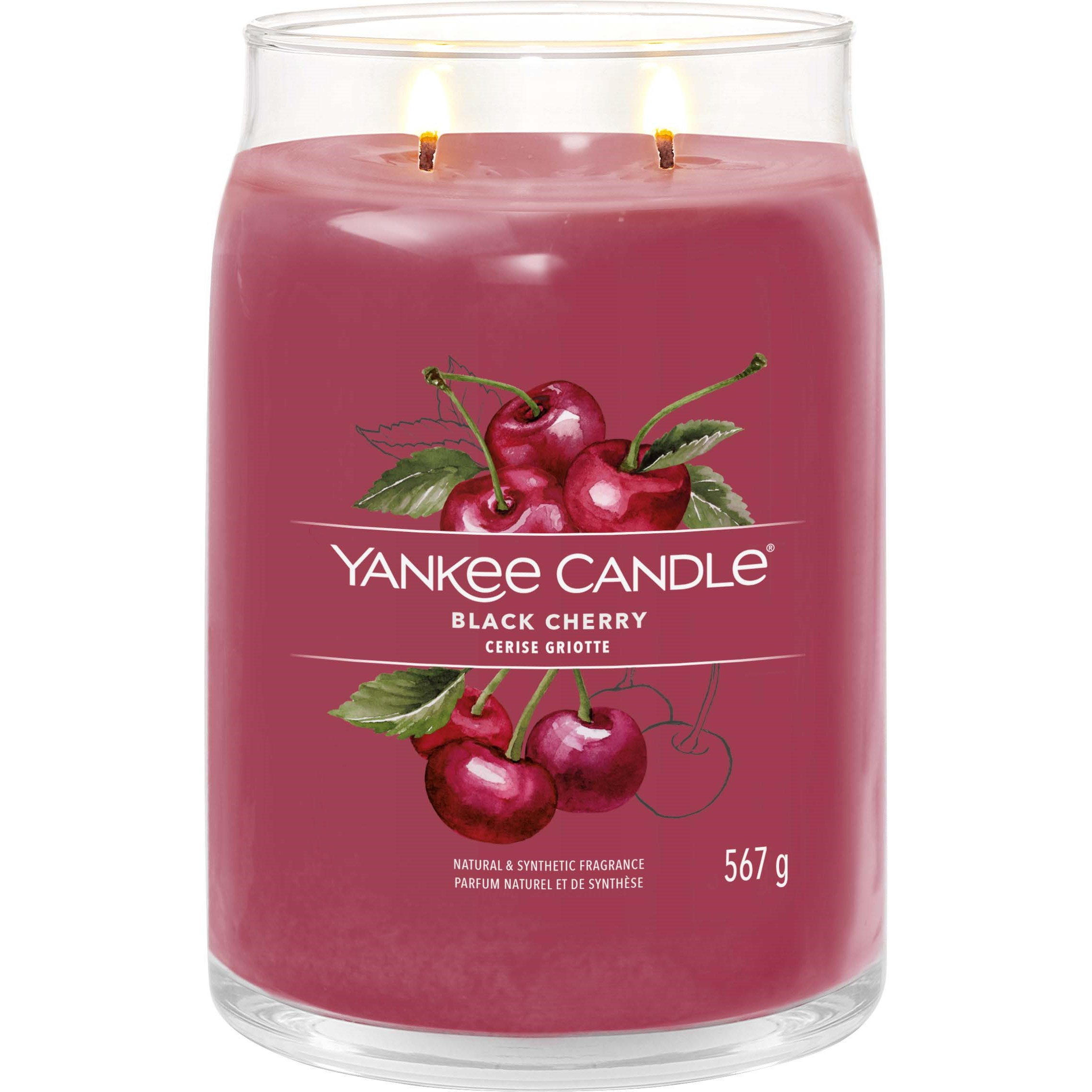 Alternativ bild 1 för Yankee Candle Black Cherry Signature Jar Large