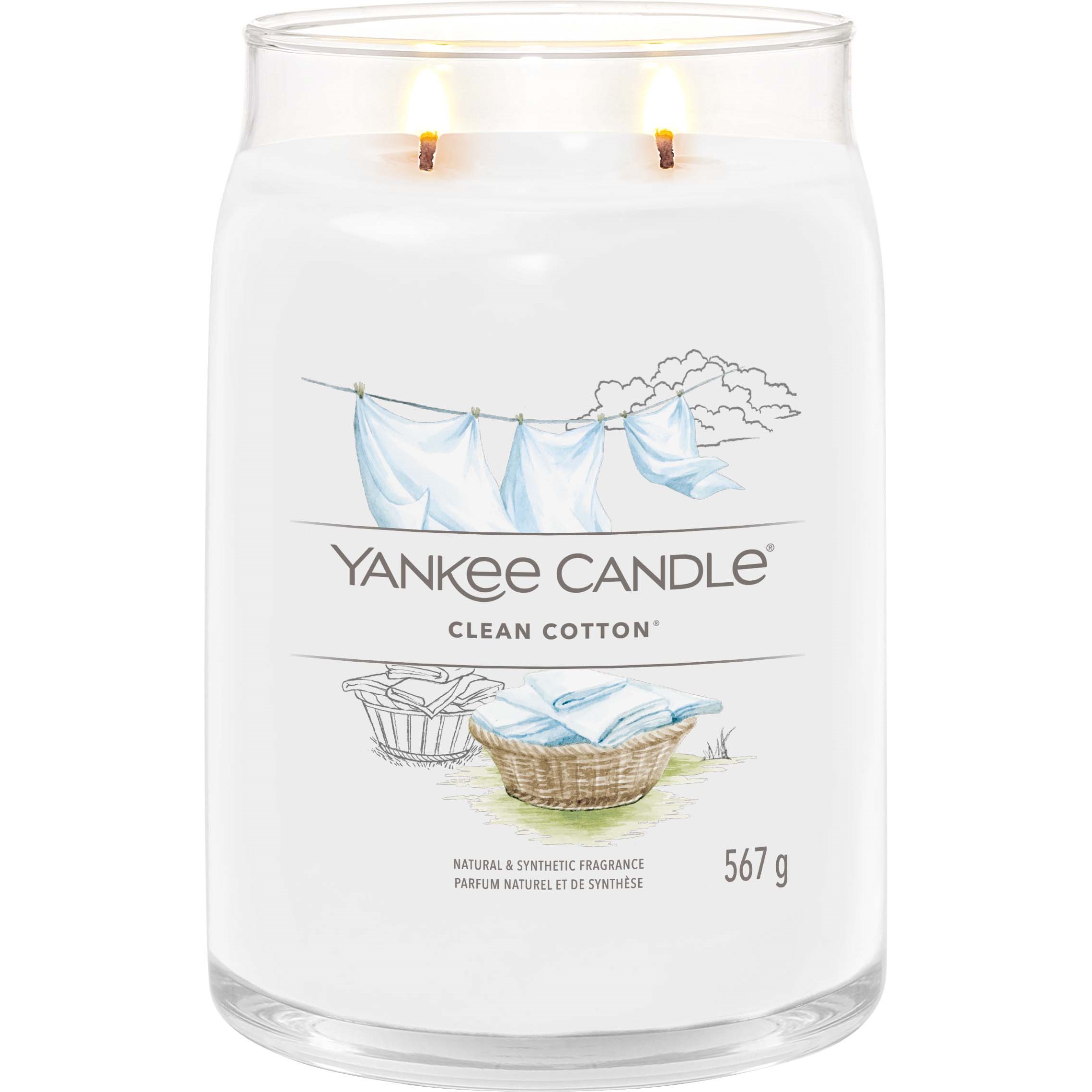 Alternativ bild 1 för Yankee Candle Clean Cotton Signature Jar Large