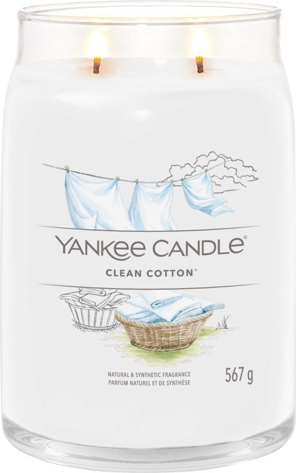 Yankee Candle Signature L Jar Clean Cotton