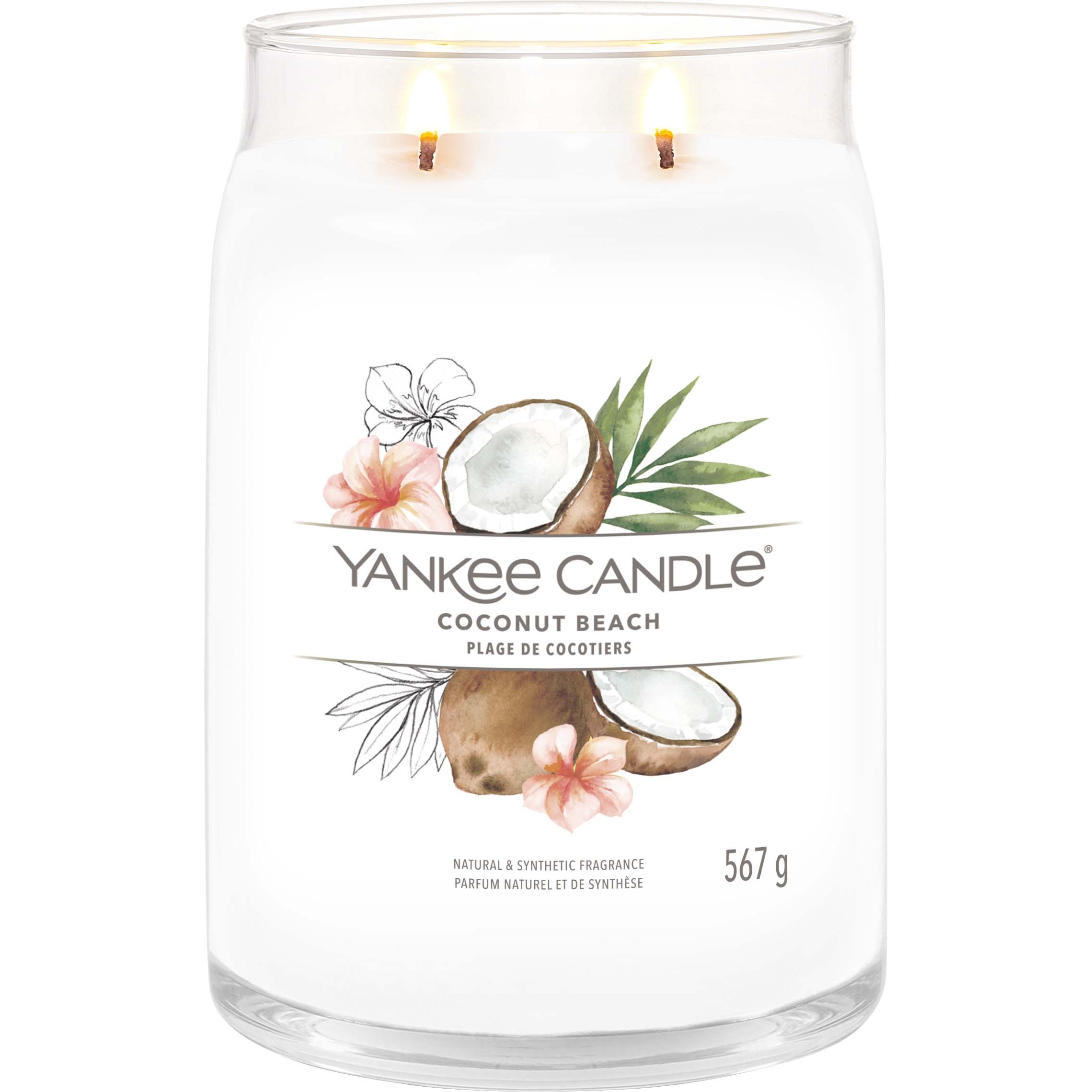 Alternativ bild 1 för Yankee Candle Coconut Beach Signature Jar Large