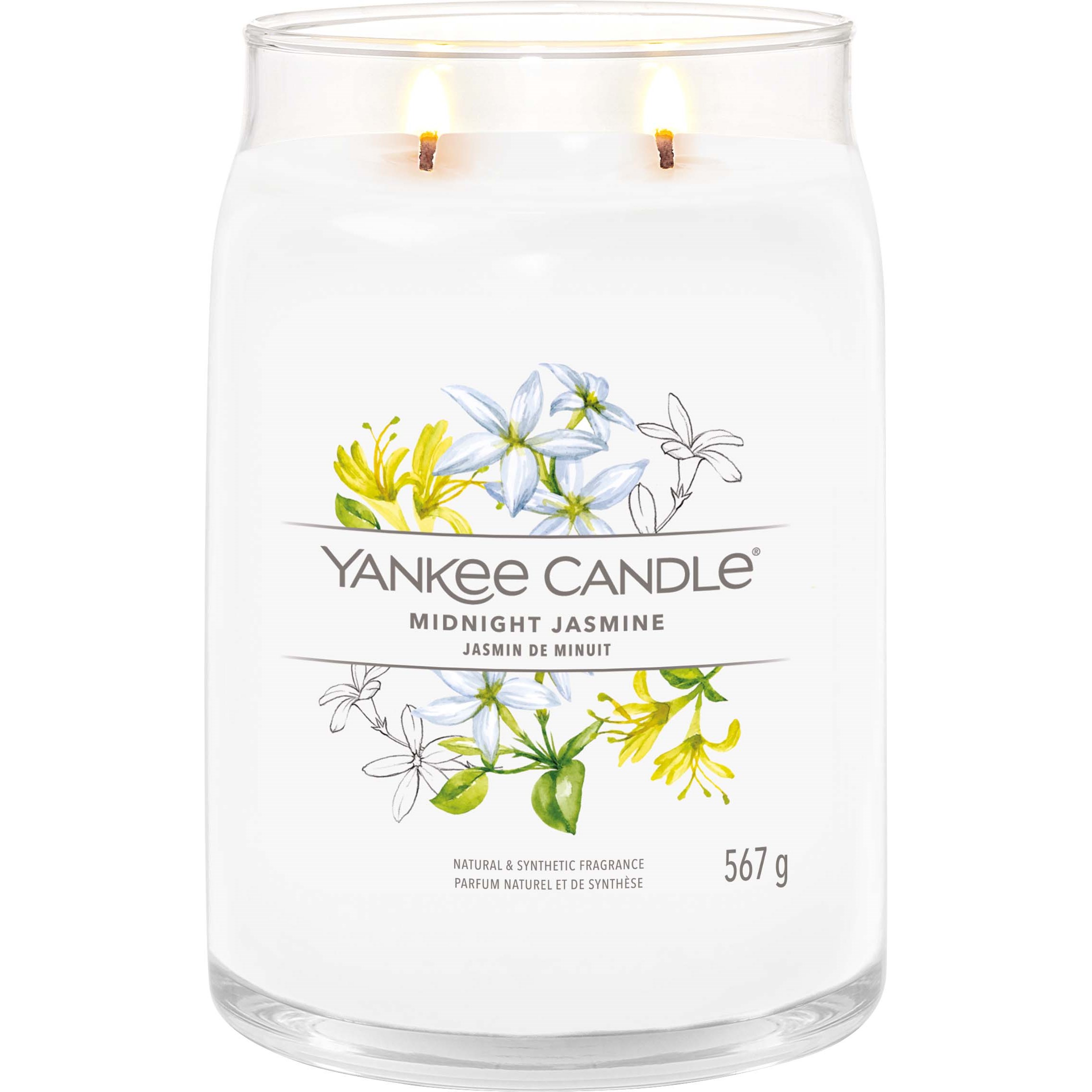 Alternativ bild 1 för Yankee Candle Midnight Jasmine Signature Jar Large