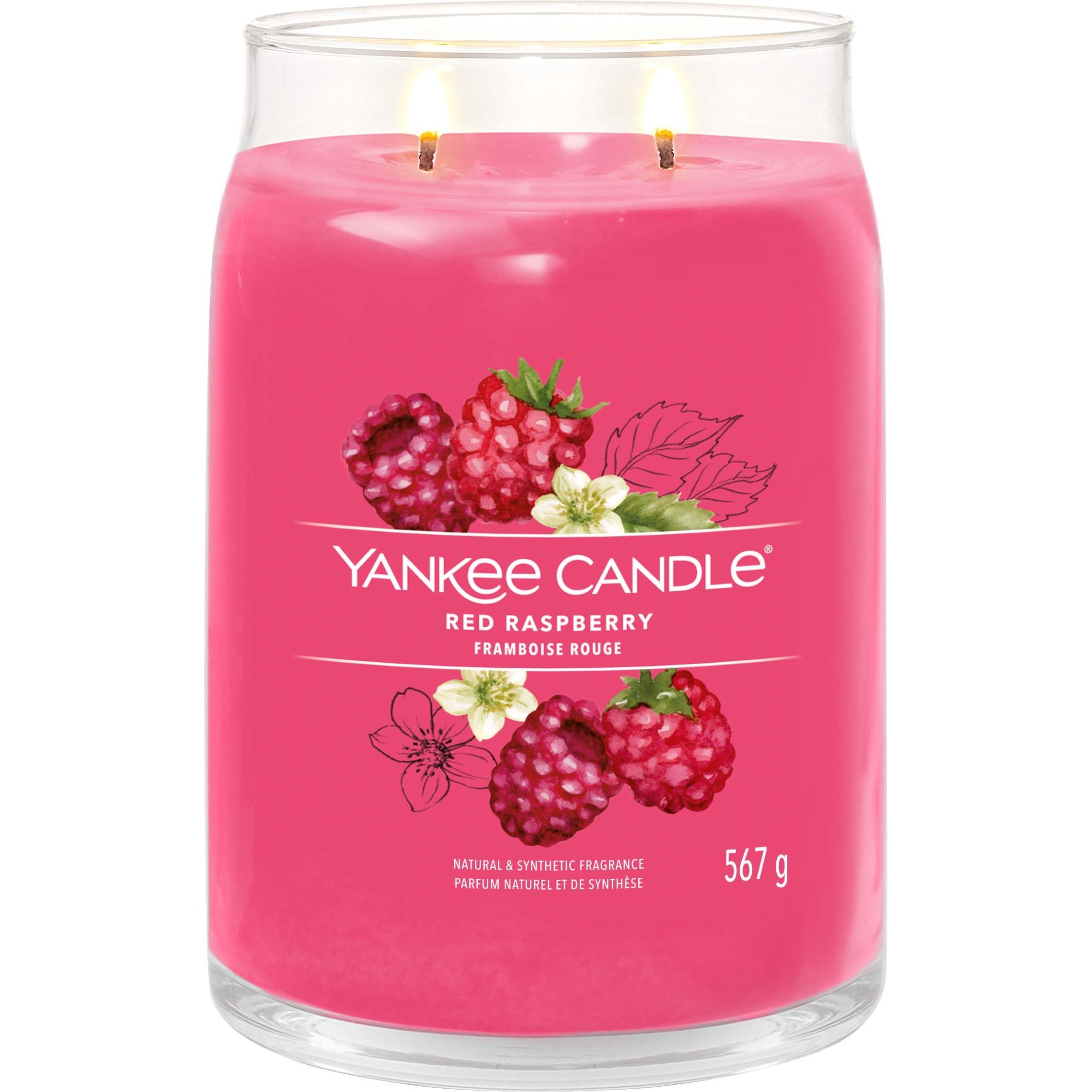 Alternativ bild 1 för Yankee Candle Red Raspberry Signature Jar Large