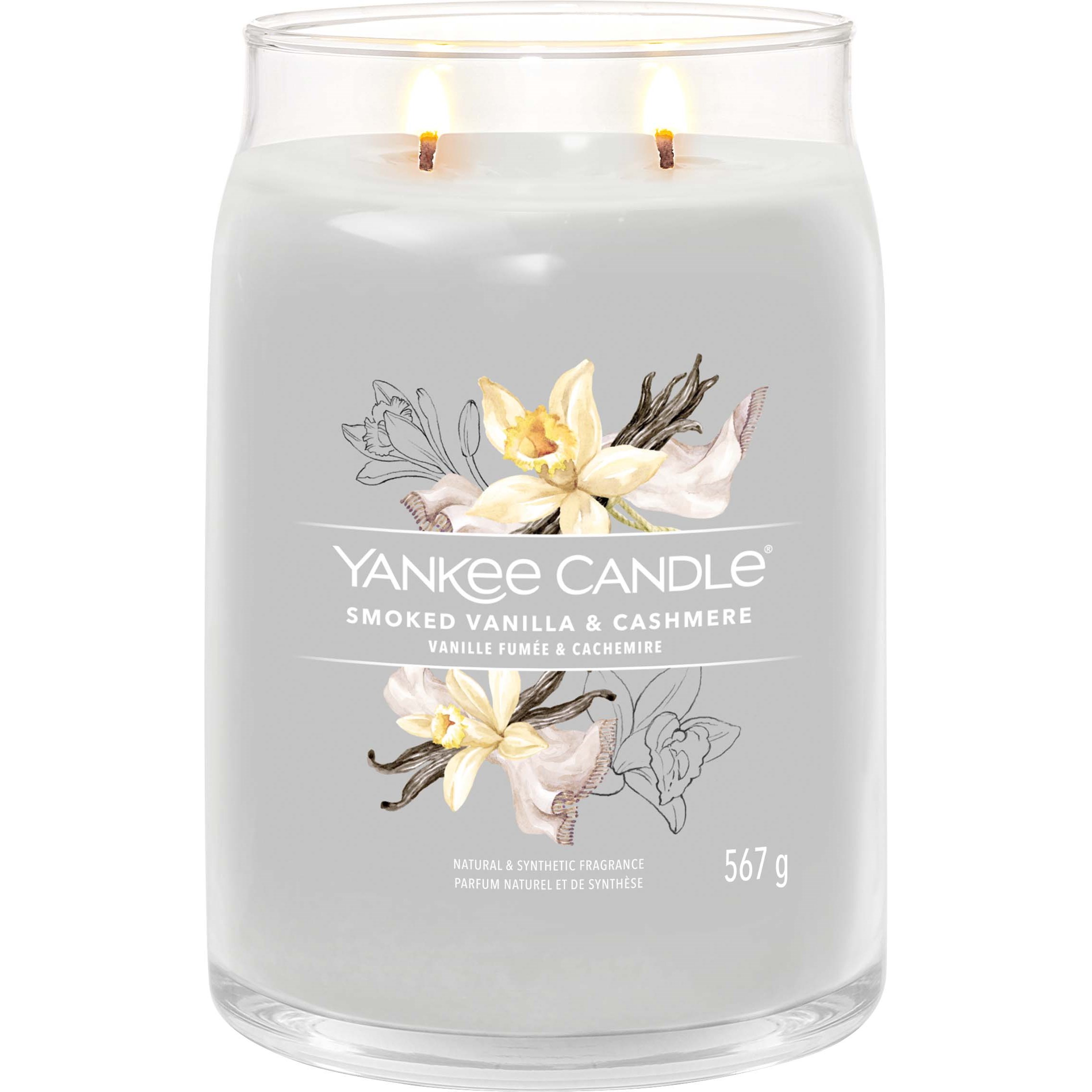 Alternativ bild 1 för Yankee Candle Smoked Vanilla & Cashmere Signature Jar Large