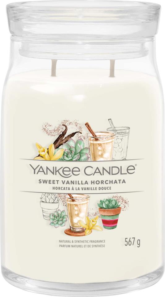 Yankee Candle Signature L Jar Sweet Vanilla Horchata
