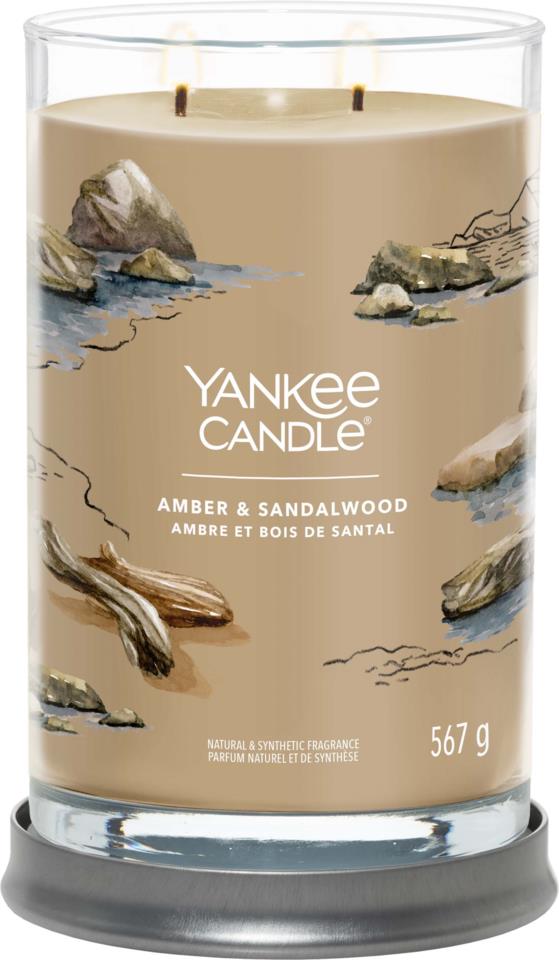 Yankee Candle Signature L Tumbler Amber & Sandalwood