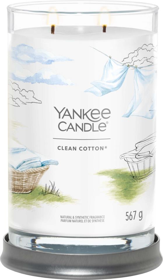 Yankee Candle Signature L Tumbler Clean Cotton