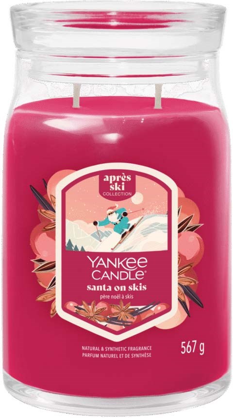 Yankee Candle Santa On Skis Signature Large Jar 567 g