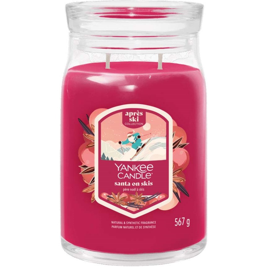 Yankee Candle Santa On Skis Signature Large Jar 567 g