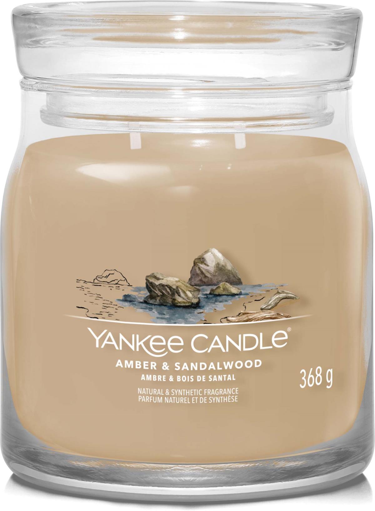 Yankee Candle Amber & Sandalwood Signature Jar Medium