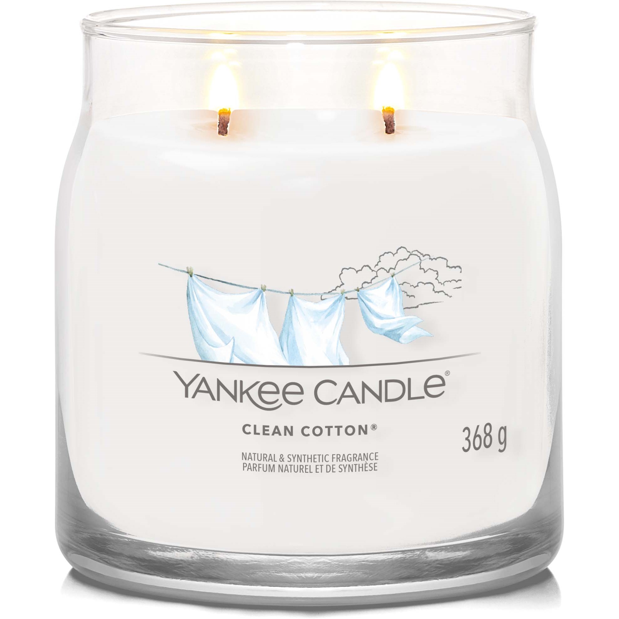Alternativ bild 1 för Yankee Candle Clean Cotton Signature Jar Medium