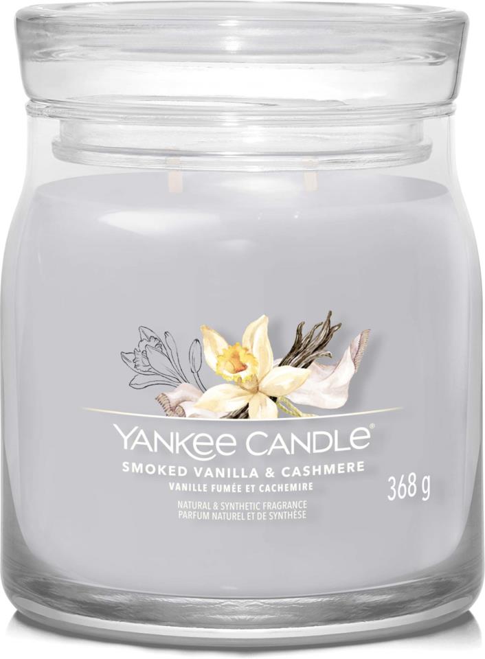 Yankee Candle Signature M Jar Smoked Vanilla & Cashmere