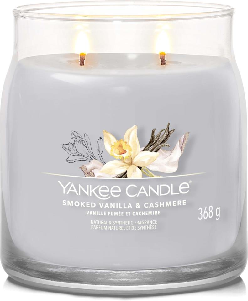 Yankee Candle Signature M Jar Smoked Vanilla & Cashmere